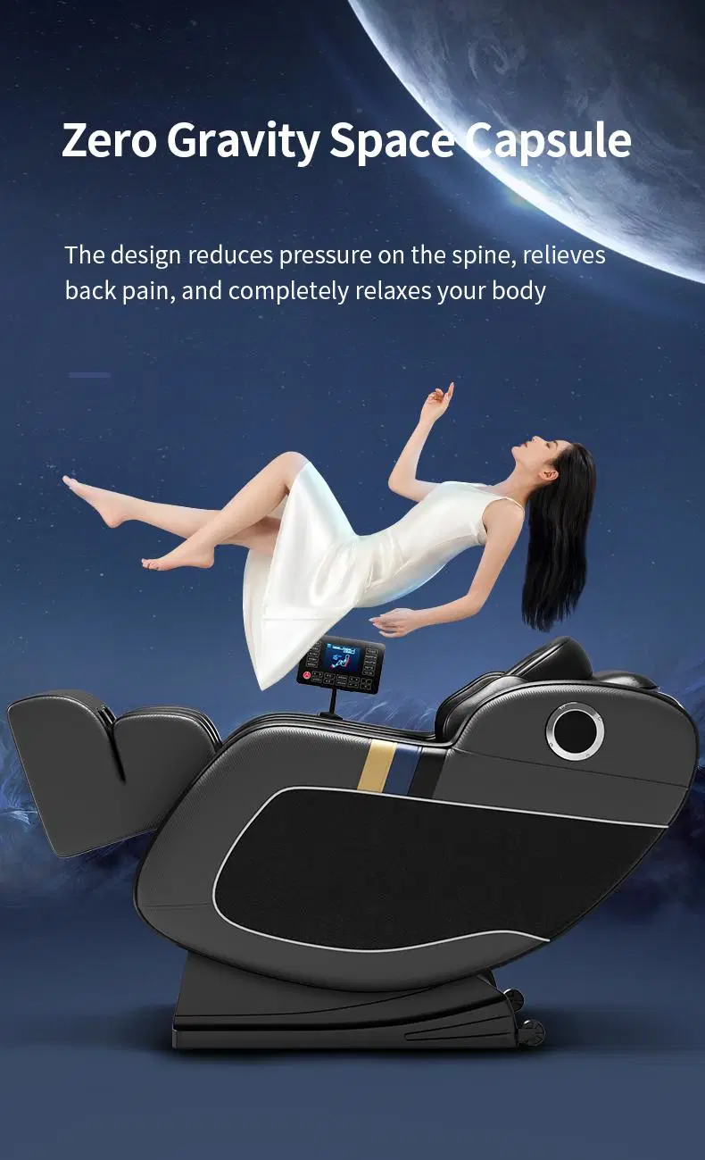 Full Body Massager Human Touch India Inflatable Kids Hypnotherapy Pedicure Game Chair Genuine Leather Luxury 4 D Massage Chair