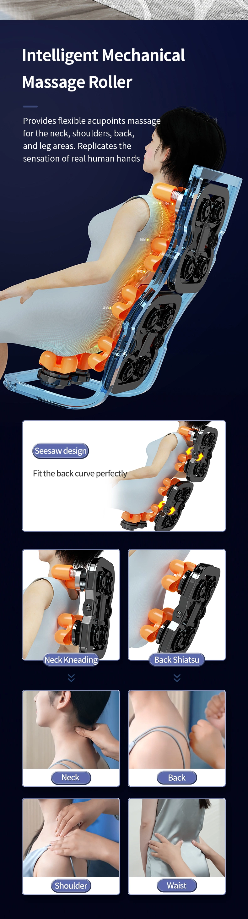 Full Body Massager Human Touch India Inflatable Kids Hypnotherapy Pedicure Game Chair Genuine Leather Luxury 4 D Massage Chair