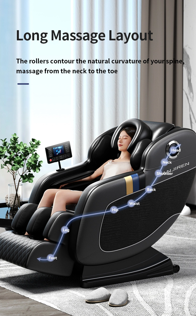 Full Body Massager Human Touch India Inflatable Kids Hypnotherapy Pedicure Game Chair Genuine Leather Luxury 4 D Massage Chair